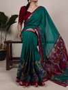 Viranshi By Ynf7048 Polyester Viscose With Kalamkari Print Saree Online Wholesale